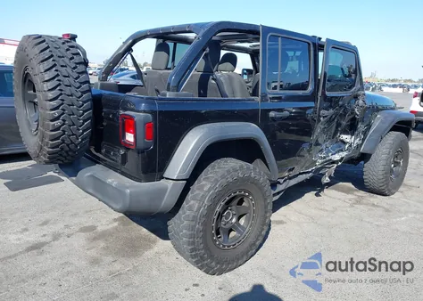 2018 Jeep Wrangler Unlimited Sport S 4X4 from USA, damaged, VIN 1C4HJXDG7JW180849